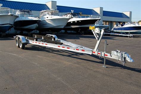 Boat trailer sales near me - 17' Boat Size Trailer. Width Between Fenders: 64". Weight: 385 lbs. Weight Capacity: 1650 lbs. Tire Size: 530x12C. If you are shipping to a residence and do not add residential delivery to your order below you will be charged the additional $183.00 fee without notice. We offer the largest selection of quality tri toon boats, mini small little ...
